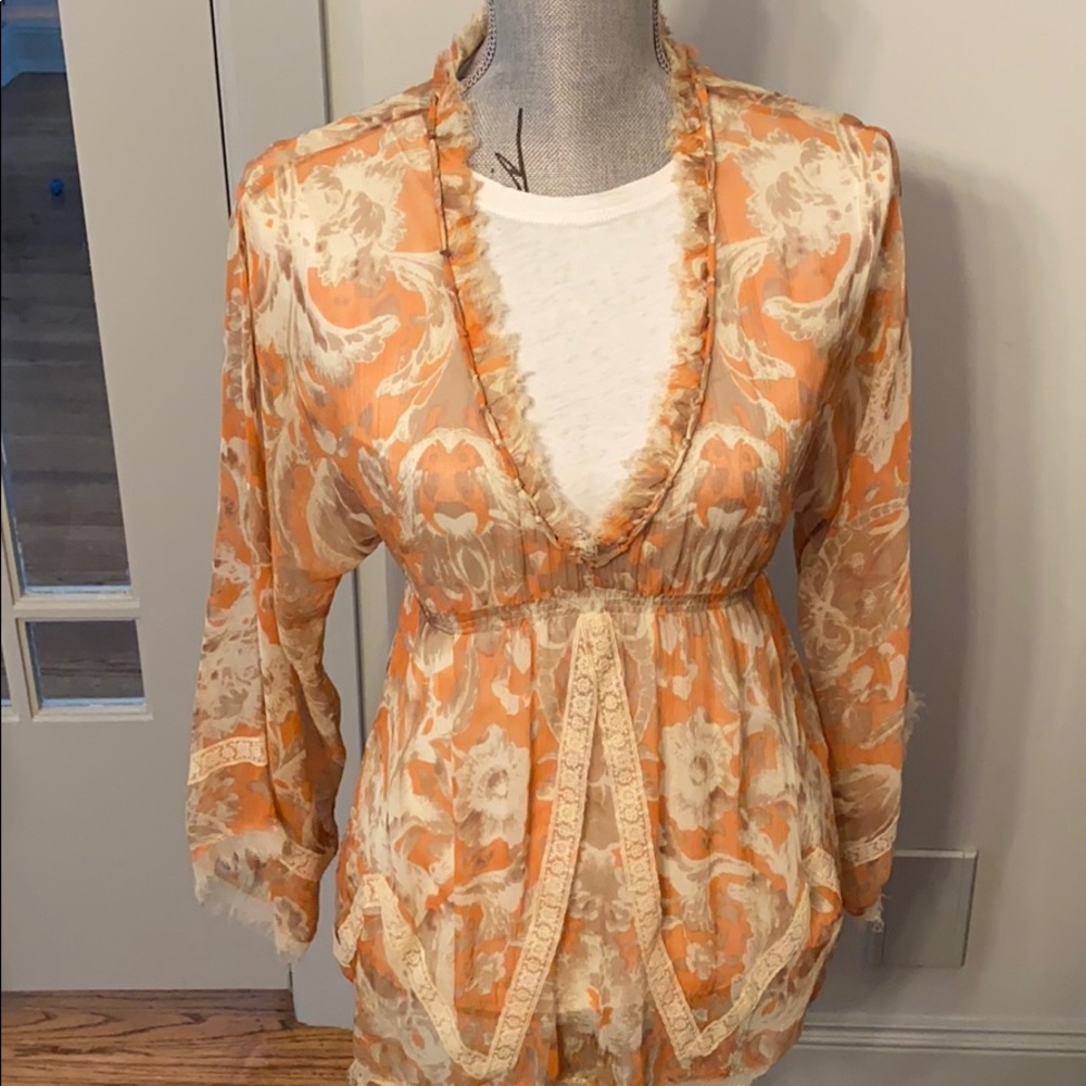 Elie Tahari silk camisole and top